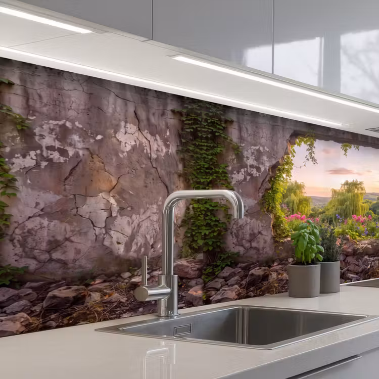 Keuken achterwand - Muur - Natuur - Bloemen — 2