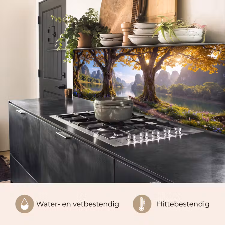 Keuken achterwand - Natuur - Meer - Bergen — 5