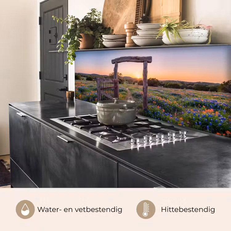 Keuken achterwand - Poort - Bloemen - Natuur — 5