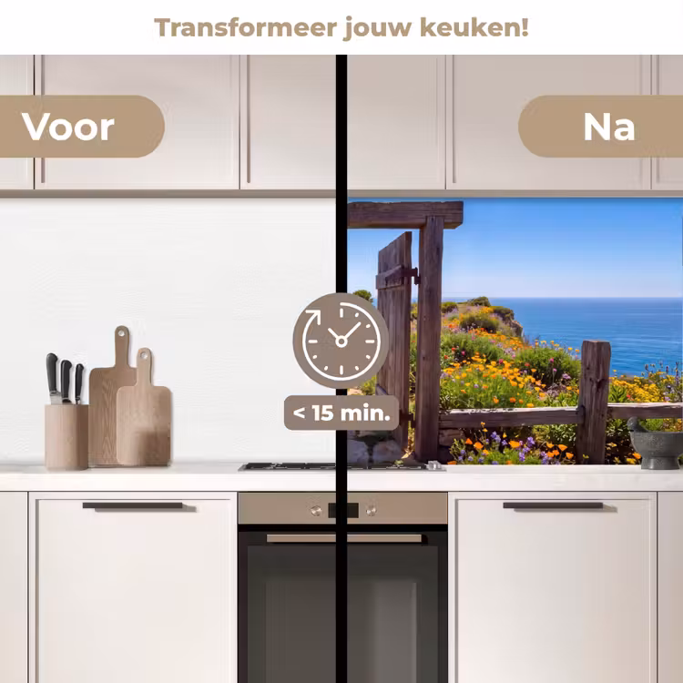 Keuken achterwand - Poort - Pad - Zee — 3