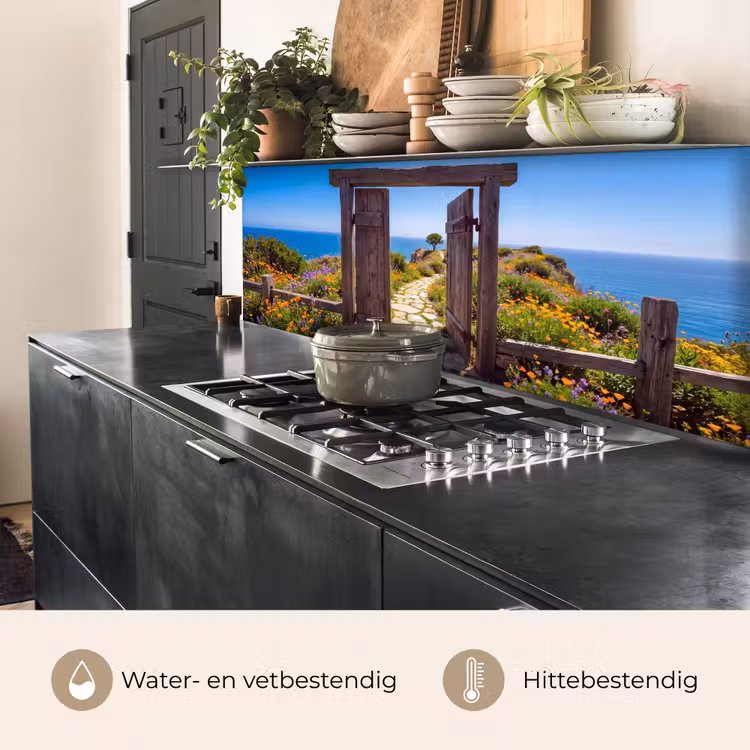 Keuken achterwand - Poort - Pad - Zee — 5
