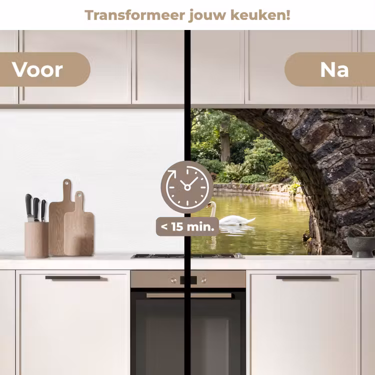 Keuken achterwand - Vogel - Water - Natuur — 3