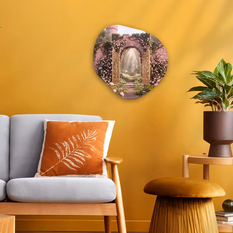 Organisch schilderij forex - Poort - Bloemen - Sprookje — 3