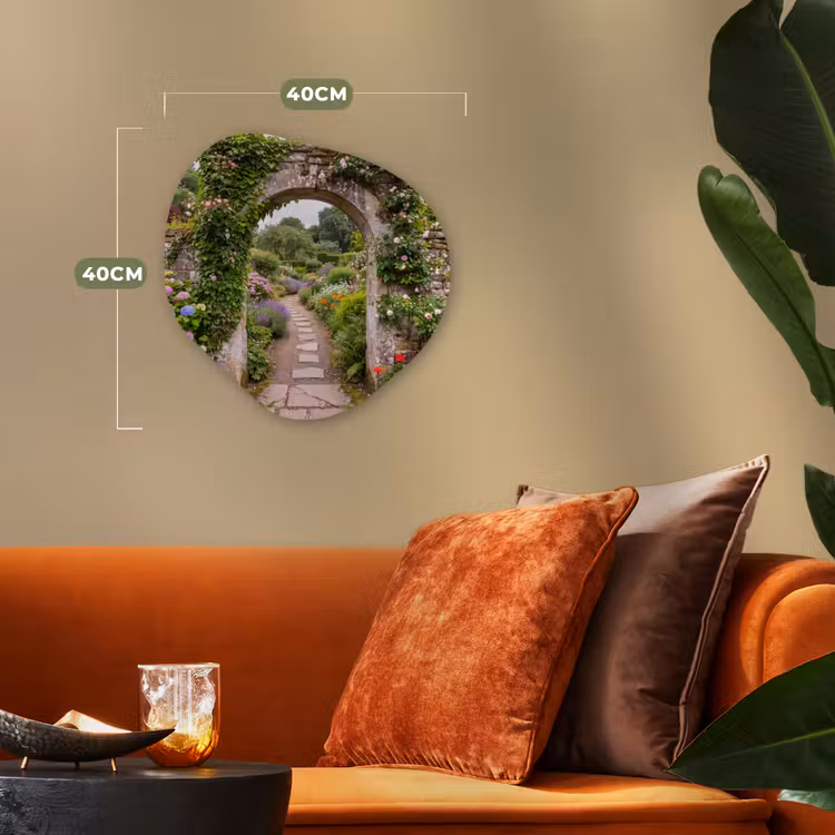 Organisch schilderij forex - Tuin - Bloemen - Pad — 4