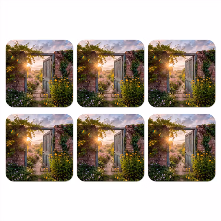 Onderzetter - Deur - Tuin - Natuur — 1