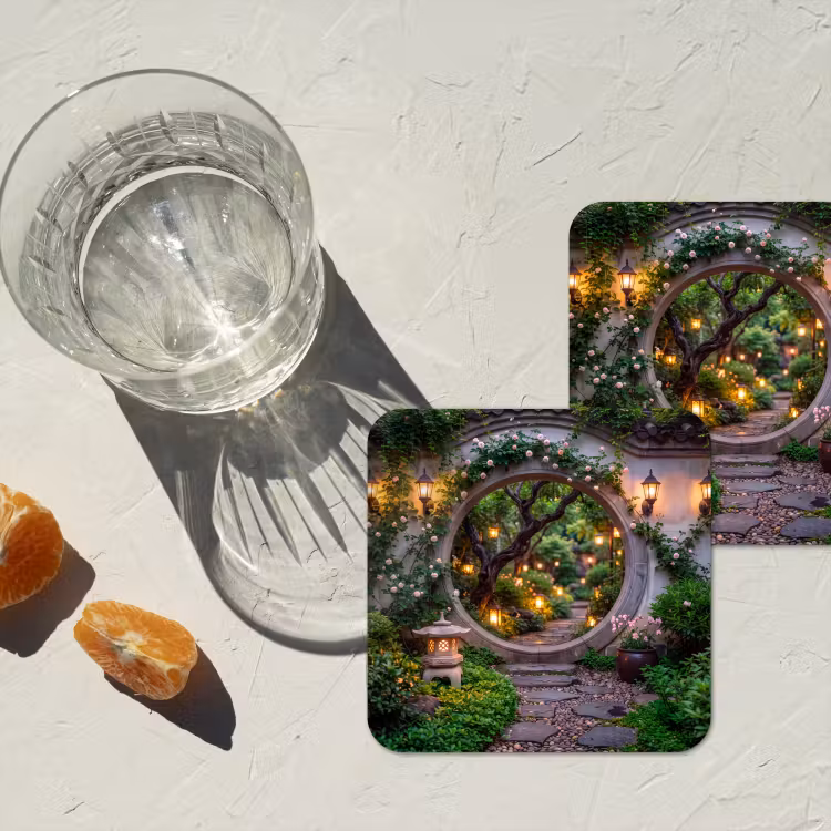 Onderzetter - Poort - Tuin - Verlichting — 2