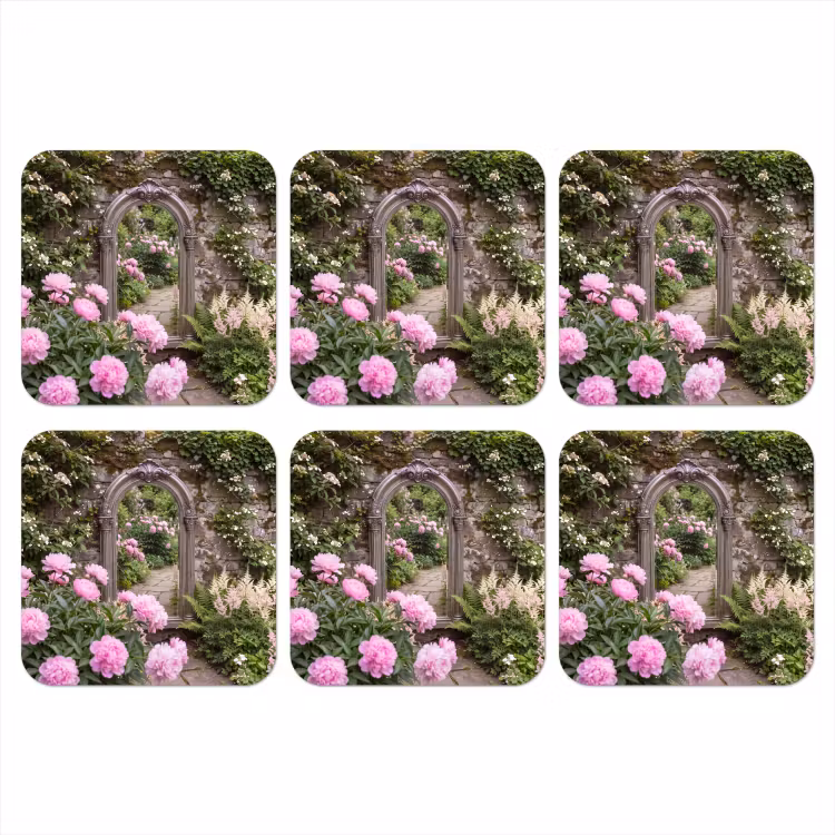 Onderzetter - Spiegel - Tuin - Bloemen — 1
