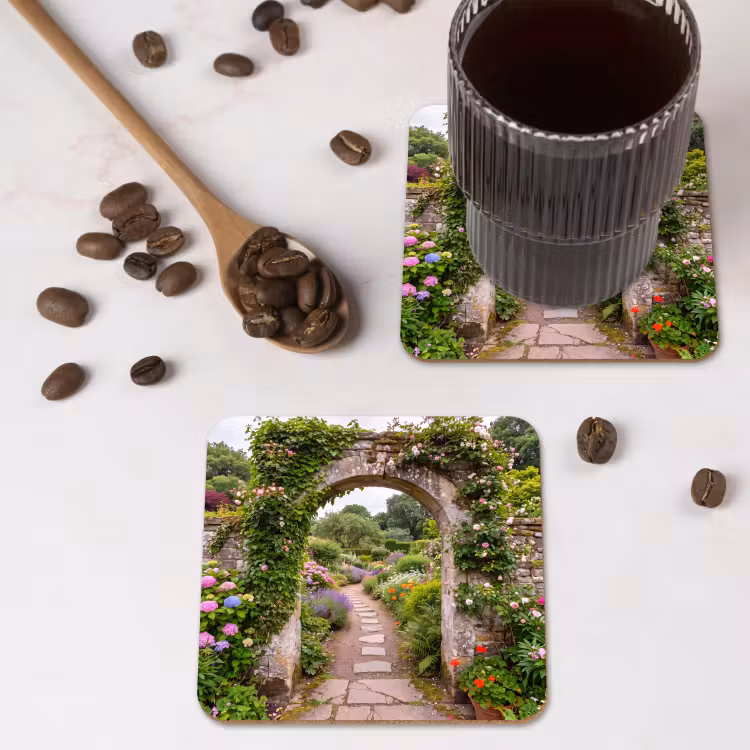 Onderzetter - Tuin - Bloemen - Pad — 4