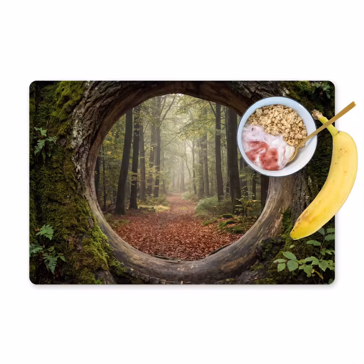 Placemat - 6 stuks - Boom - Bos - Natuur — 1