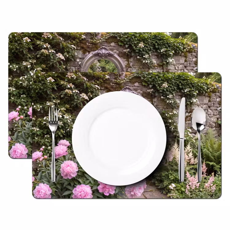 Placemat - 6 stuks - Spiegel - Tuin - Bloemen — 2