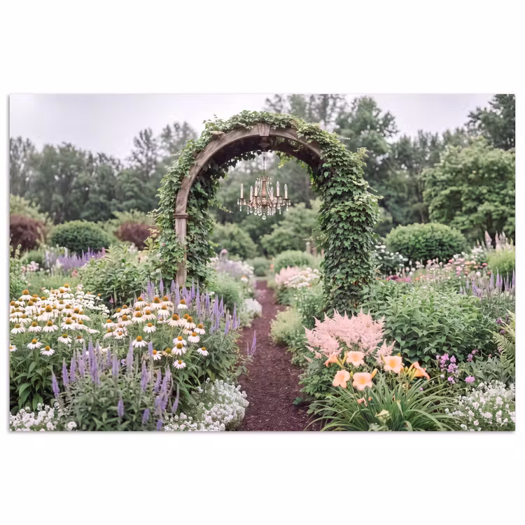 Poster - Boog - Tuin - Natuur — 1