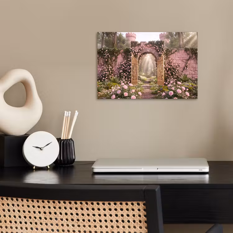 Poster - Poort - Bloemen - Sprookje — 2