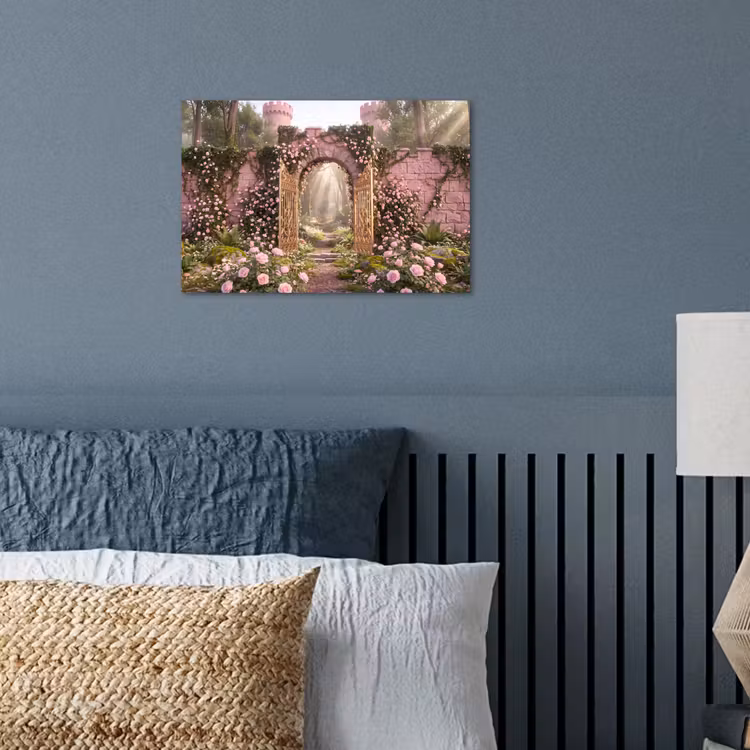 Poster - Poort - Bloemen - Sprookje — 3