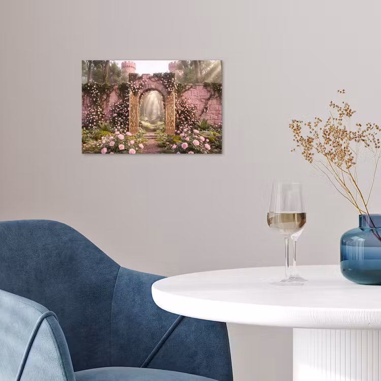 Poster - Poort - Bloemen - Sprookje — 4