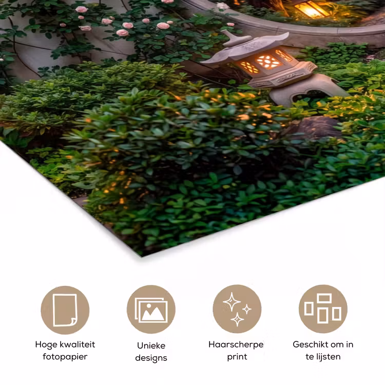 Poster - Poort - Tuin - Verlichting — 5