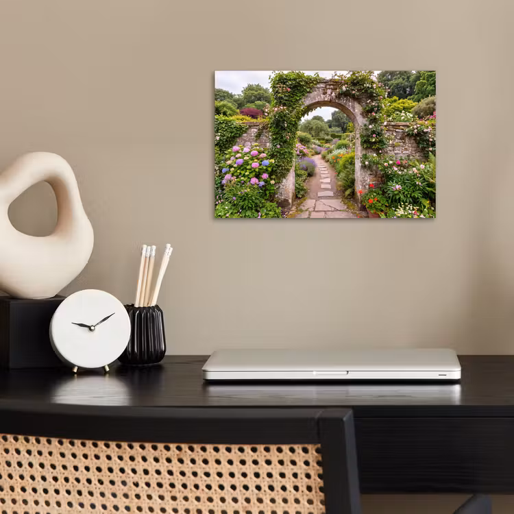 Poster - Tuin - Bloemen - Pad — 2