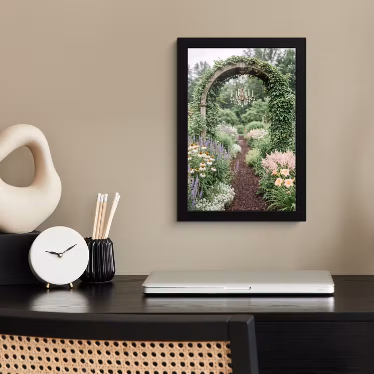 Poster met lijst - Boog - Tuin - Natuur — 3
