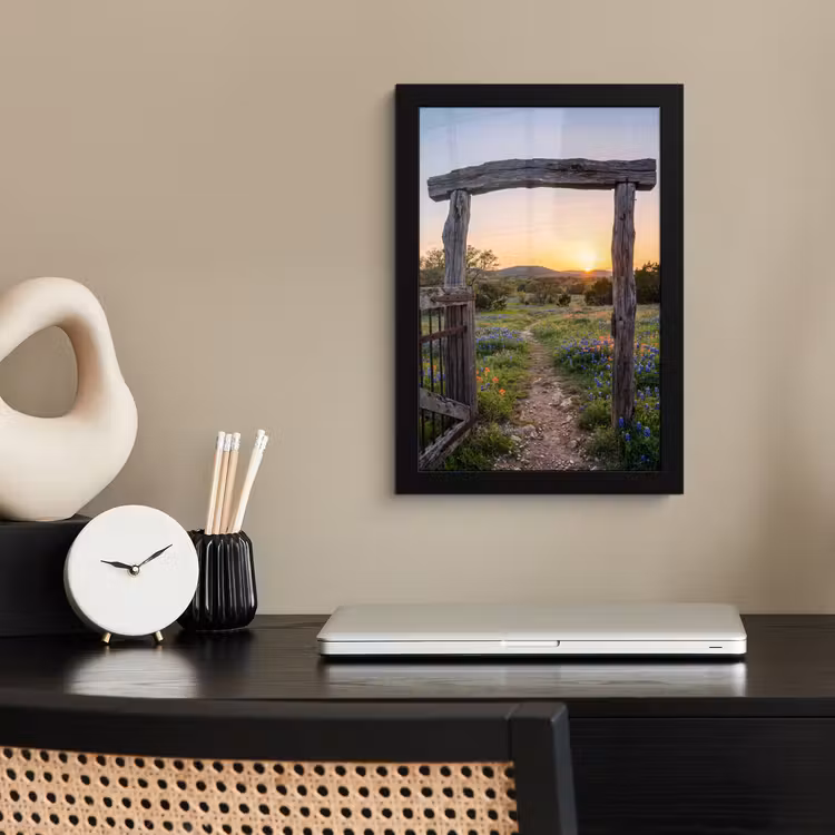 Poster met lijst - Poort - Bloemen - Natuur — 3