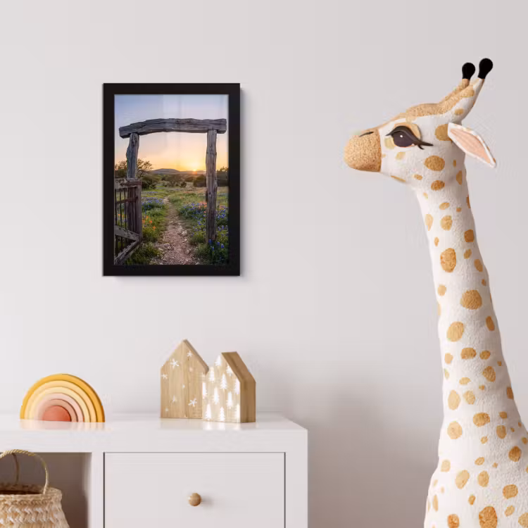 Poster met lijst - Poort - Bloemen - Natuur — 5