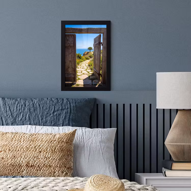 Poster met lijst - Poort - Pad - Zee — 4