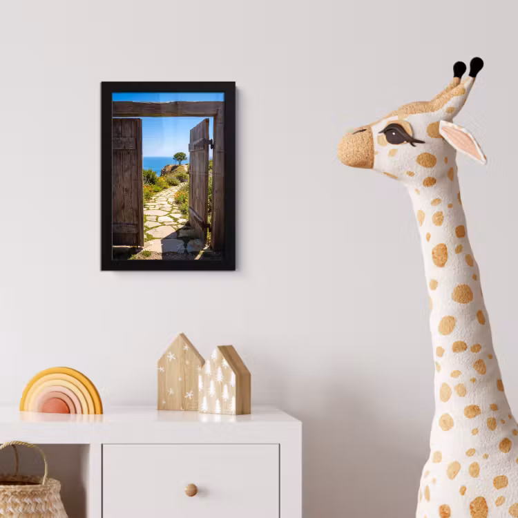Poster met lijst - Poort - Pad - Zee — 5