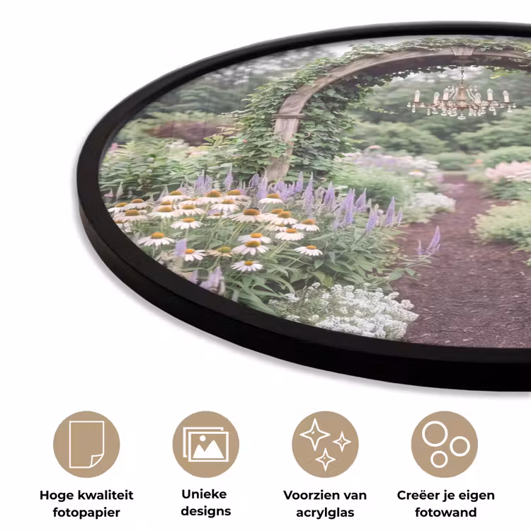 Ronde fotolijst - Boog - Tuin - Natuur — 2