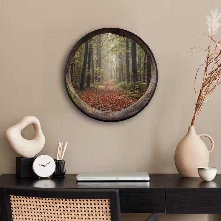 Ronde fotolijst - Boom - Bos - Natuur — 3