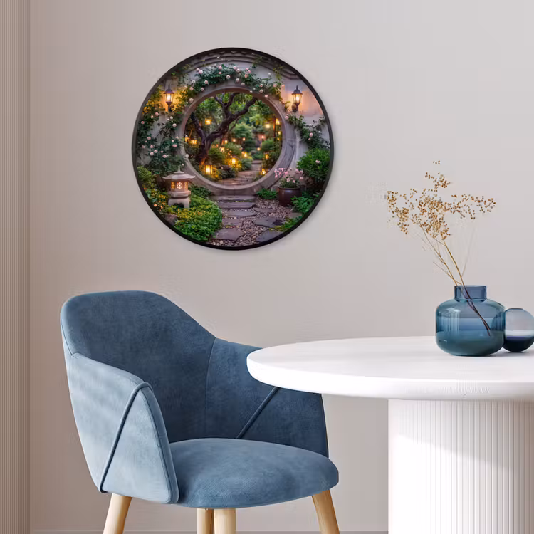 Ronde fotolijst - Poort - Tuin - Verlichting — 4