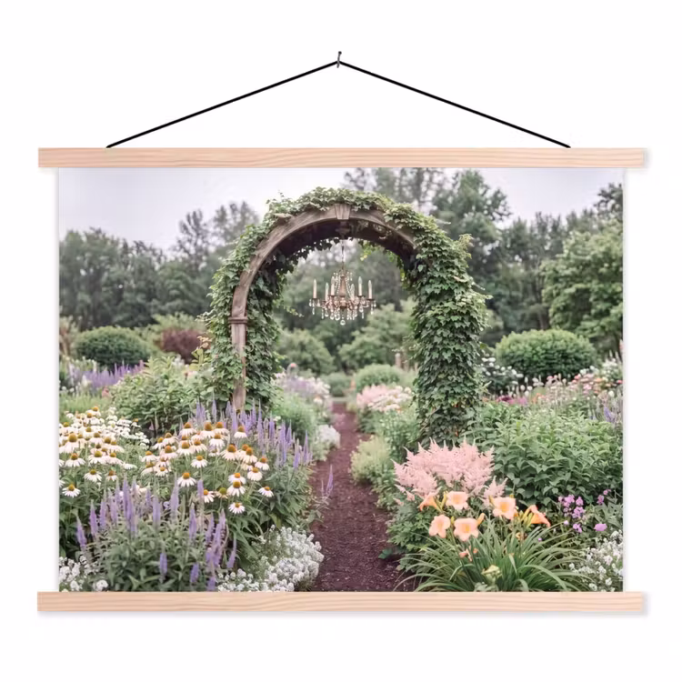 Schoolplaat - Boog - Tuin - Natuur — 1