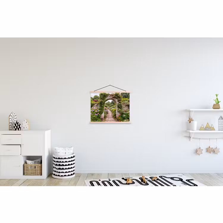 Schoolplaat - Tuin - Bloemen - Pad — 3