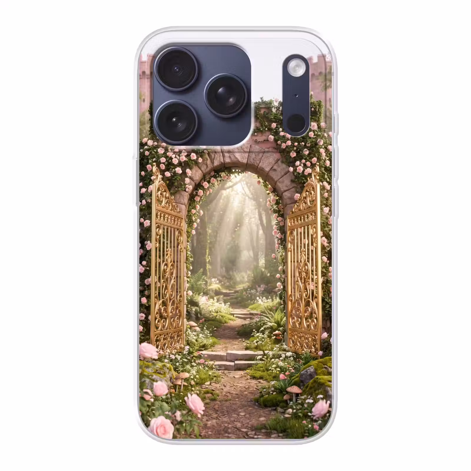 Telefoonhoesje - Poort - Bloemen - Sprookje — 1