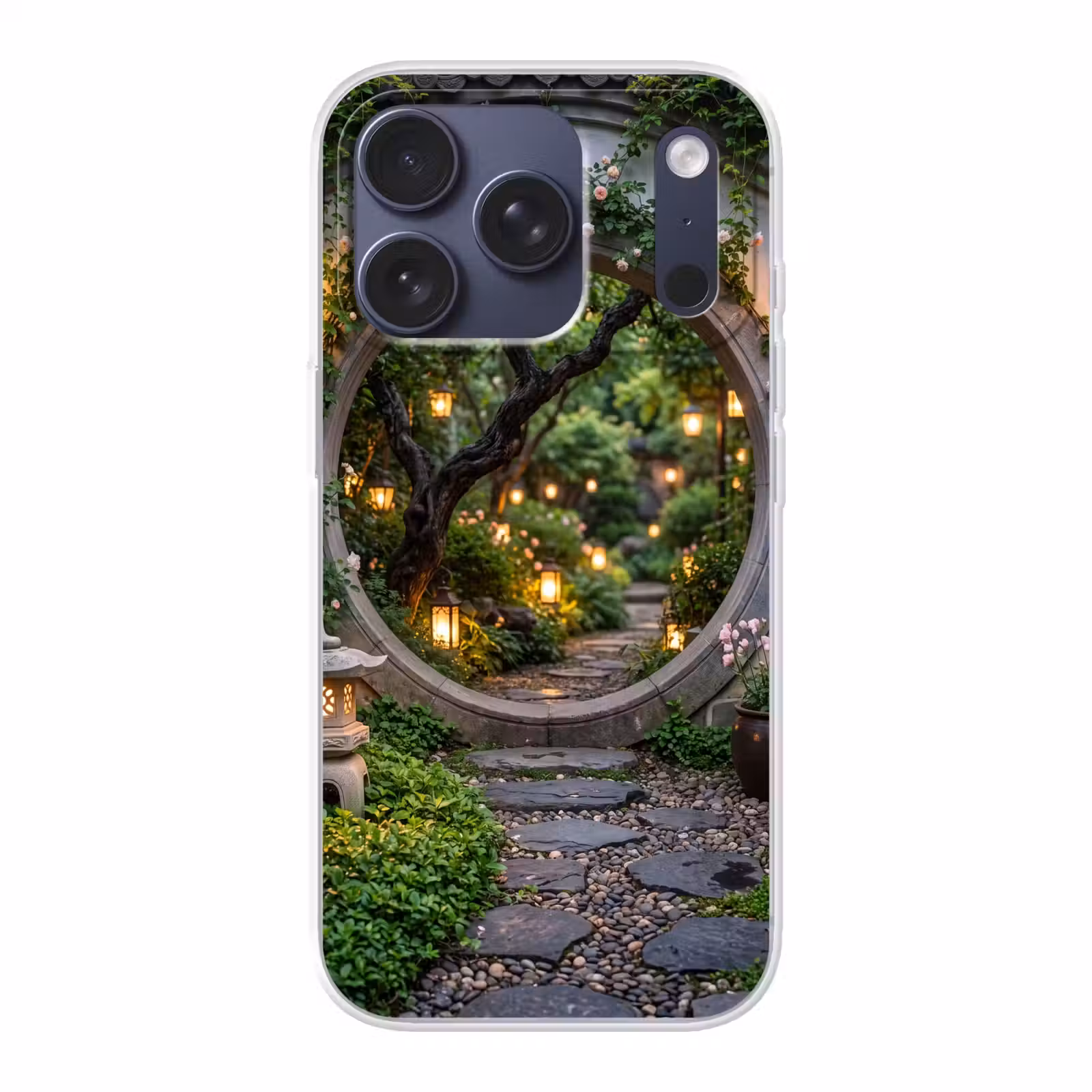 Telefoonhoesje - Poort - Tuin - Verlichting — 1