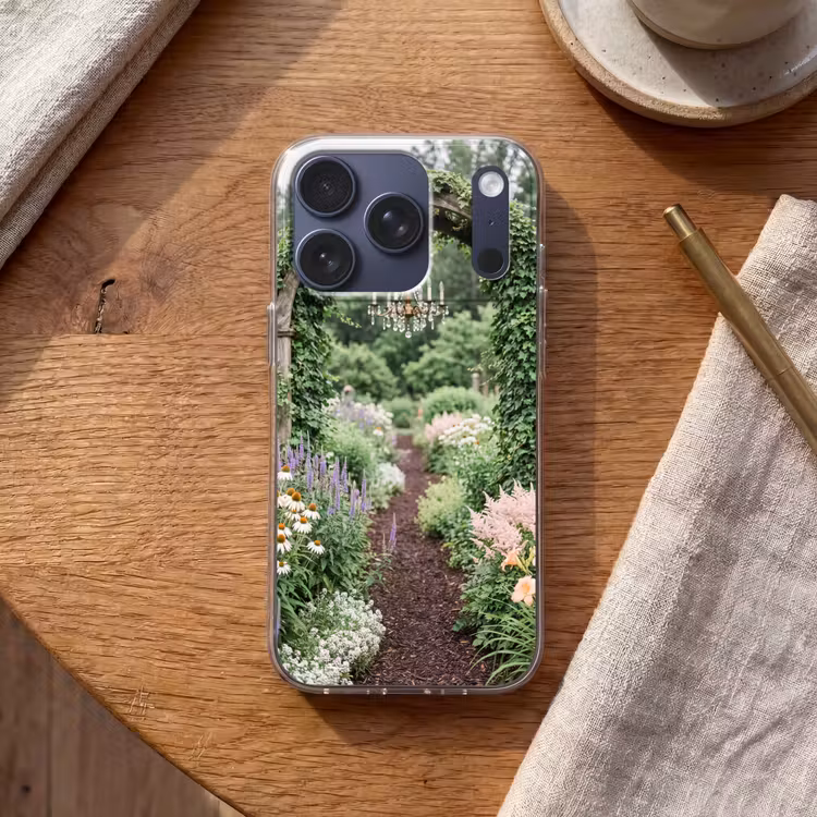 Telefoonhoesje - Boog - Tuin - Natuur — 2
