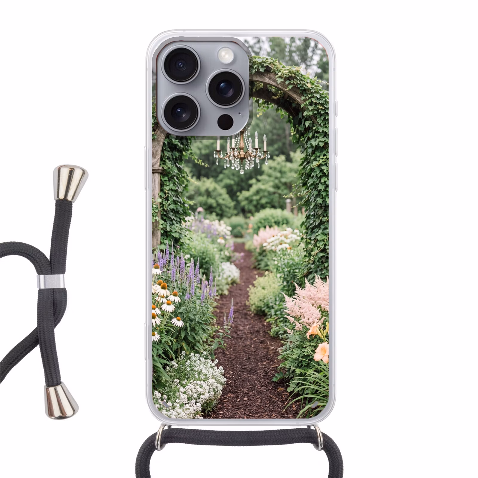 Telefoonhoesje met koord - Boog - Tuin - Natuur — 1
