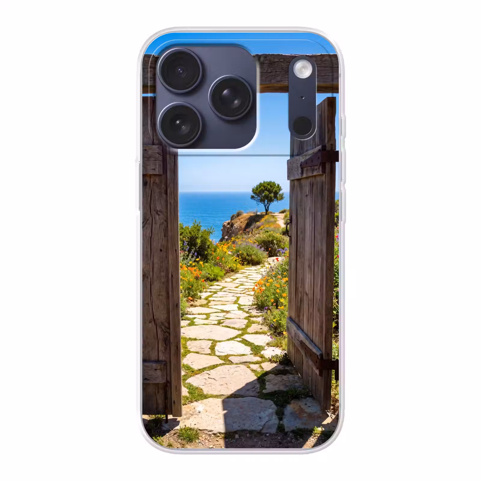 Telefoonhoesje - Poort - Pad - Zee — 1