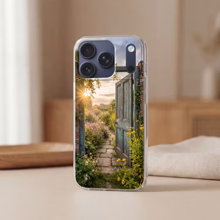 Telefoonhoesje - Deur - Tuin - Natuur — 3