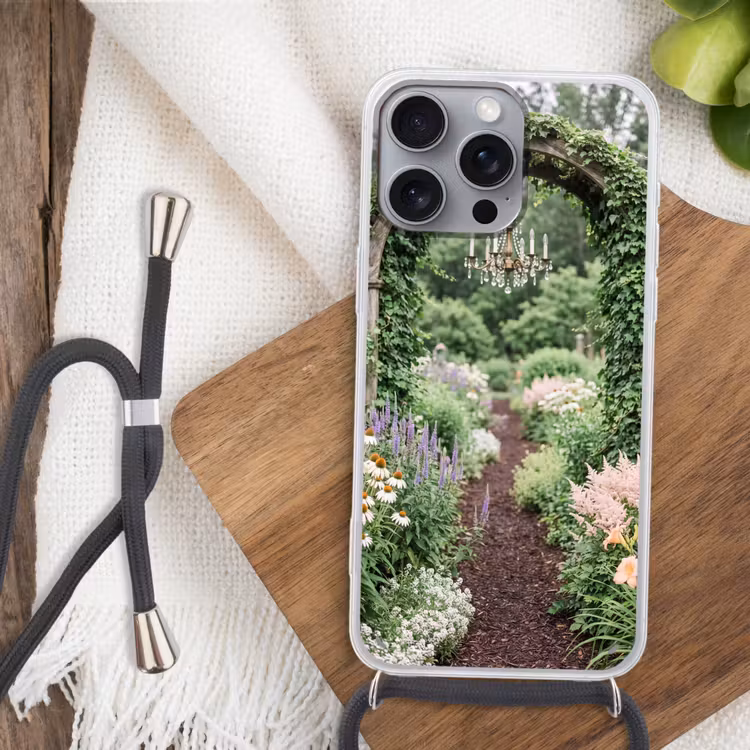 Telefoonhoesje met koord - Boog - Tuin - Natuur — 3