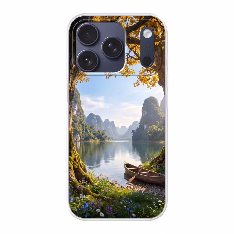 Telefoonhoesje - Natuur - Meer - Bergen — 1