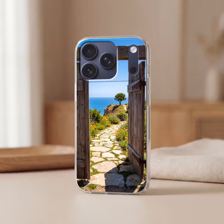 Telefoonhoesje - Poort - Pad - Zee — 3