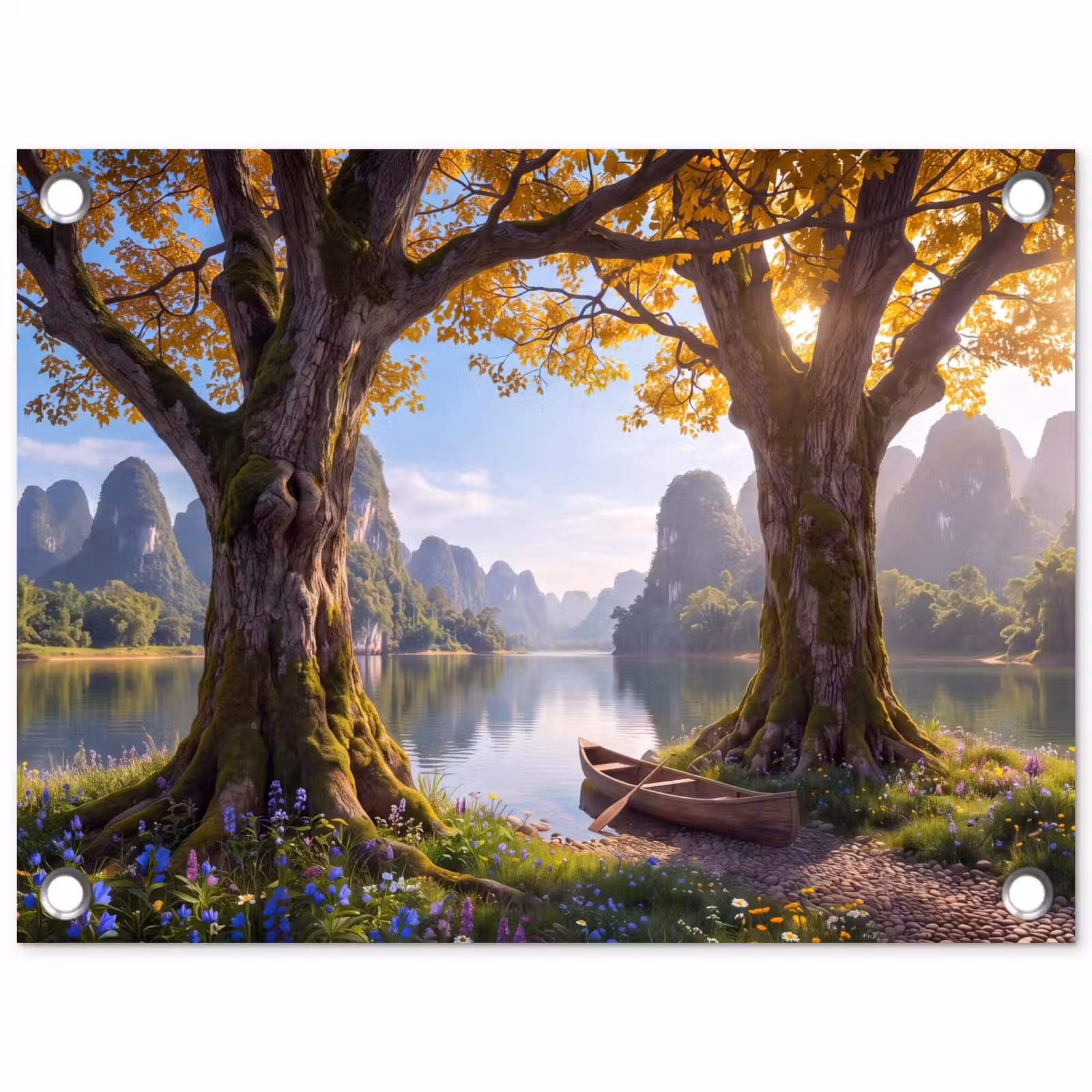 Tuinposter - Natuur - Meer - Bergen — 1