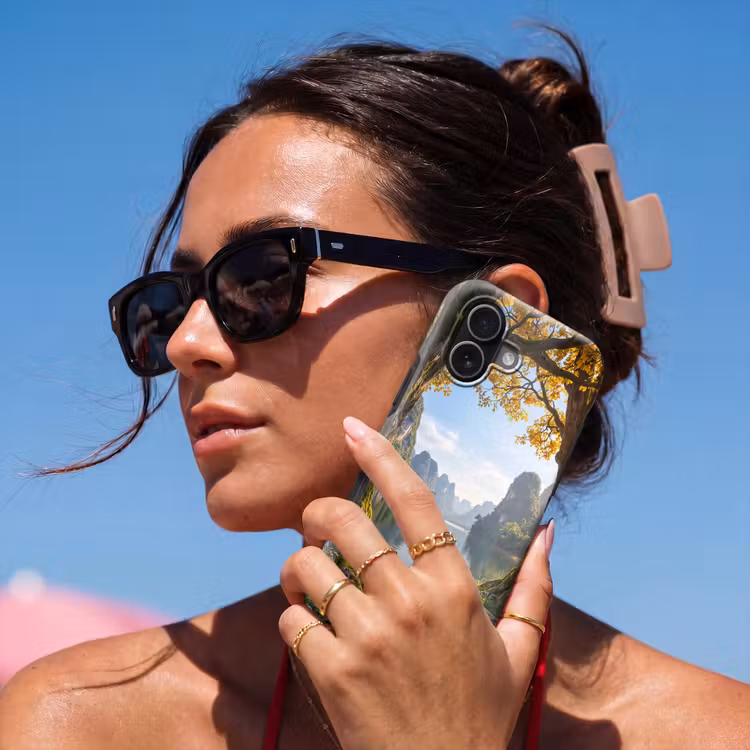 Telefoonhoesje Toughcase - Natuur - Meer - Bergen — 6