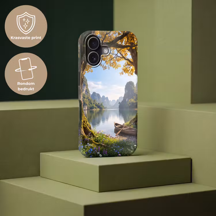 Telefoonhoesje Toughcase - Natuur - Meer - Bergen — 7