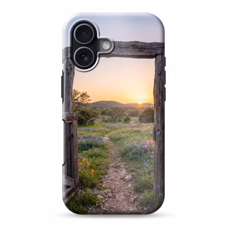 Telefoonhoesje Toughcase - Poort - Bloemen - Natuur — 1
