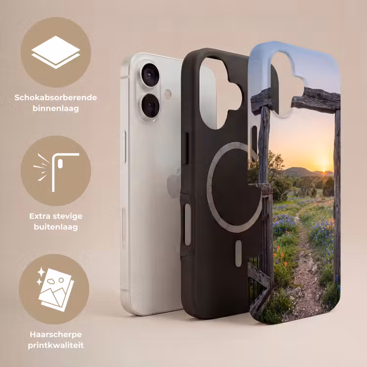 Telefoonhoesje Toughcase - Poort - Bloemen - Natuur — 3