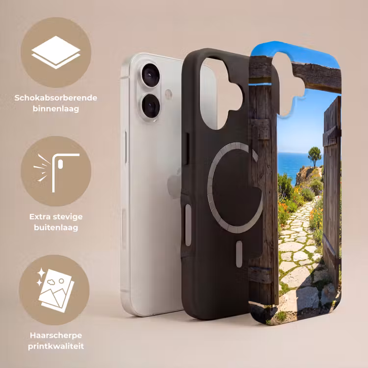 Telefoonhoesje Toughcase - Poort - Pad - Zee — 3