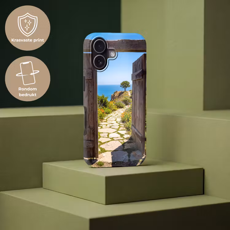 Telefoonhoesje Toughcase - Poort - Pad - Zee — 7