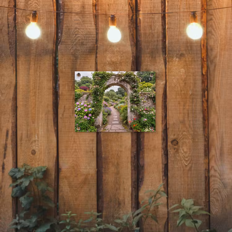 Tuinposter - Tuin - Bloemen - Pad — 2