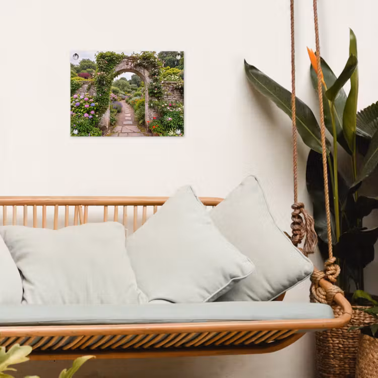 Tuinposter - Tuin - Bloemen - Pad — 5