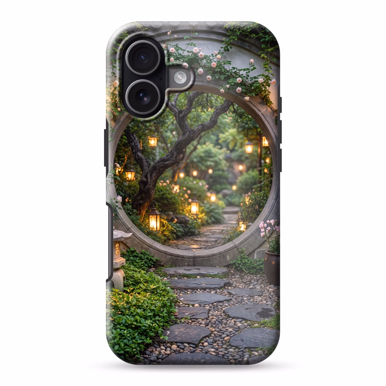 Telefoonhoesje Toughcase - Poort - Tuin - Verlichting — 1