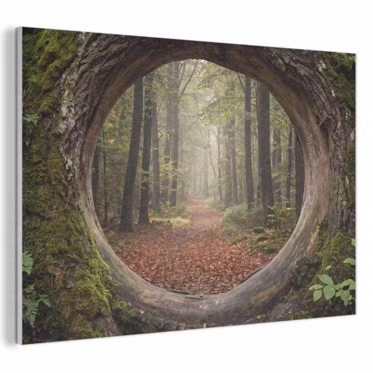 Akoestisch schilderij - Boom - Bos - Natuur — 1